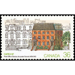 canada stamp 1125ab toronto s first post office 36 1987