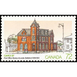 canada stamp 1125ae battleford post office 72 1987
