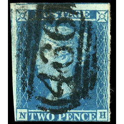great britain stamp 4 queen victoria two penny blue 2p 1841 U F 043