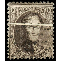 belgium stamp 14 king leopold i 10 1863