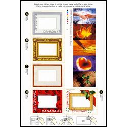 canada stamp bk booklets bk240 picture postage 2000