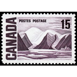 canada stamp 463p i bylot island by lawren harris 15 1972