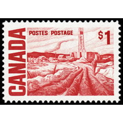 canada stamp 465bii edmonton oil field by h g glyde 1 1971