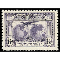 australia stamp c2 airplane and globes 1931