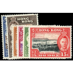 hong kong stamp 168 73 centenary of british rule 1941