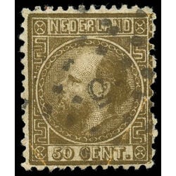 netherlands stamp 12 william iii 50 1867