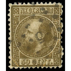 netherlands stamp 12 william iii 50 1867 U 001
