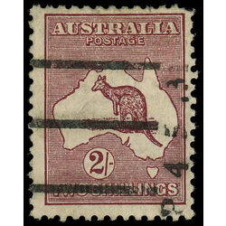 australia stamp 99 kangaroo and map 2 sh 1929