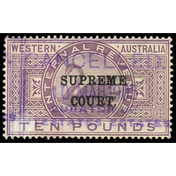 western australia stamp sup court swan 1872