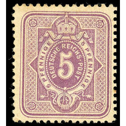 germany stamp 30 numeral value 1875