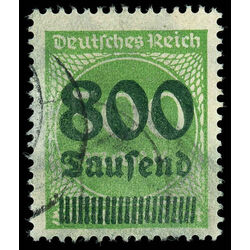 germany stamp 267 numeral value 1923 U 001