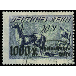 germany stamp b7 plowing 1923