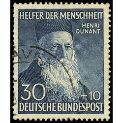 germany stamp b330 henri dunant 1952 U 001