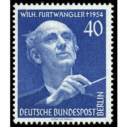 germany stamp 9n115 wilhelm furtwangler 1955