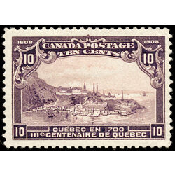 canada stamp 101 quebec in 1700 10 1908 M VF 021