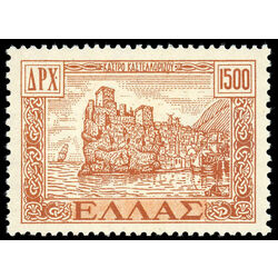 greece stamp 532 castellorizo castle 1950