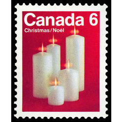 canada stamp 606p christmas candles 6 1972
