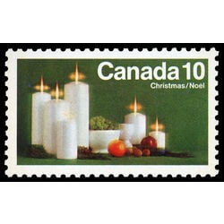canada stamp 608p christmas candles 10 1972