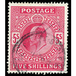 great britain stamp 140 king edward vii 1902 U VF 002
