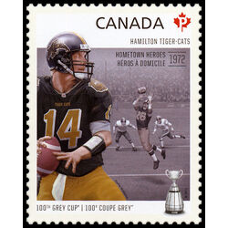 canada stamp 2567g hamilton tiger cats danny mcmanus 1965 hometown heroes 2012