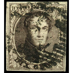 belgium stamp 6a king leopold i 10 1854 U 001