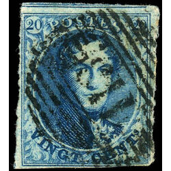 belgium stamp 7a king leopold i 20 1854 U 001