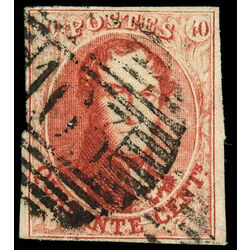 belgium stamp 12 king leopold i 40 1861 U 006