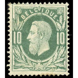 belgium stamp 32 king leopold ii 10 1869