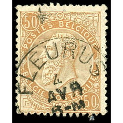 belgium stamp 70 king leopold ii 50 1893