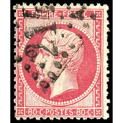 france stamp 28 emperor napoleon iii 80 1862