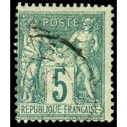france stamp 67 peace and commerce 5 1876