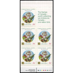 canada stamp bk booklets bk152 weihnachtsmann 1992