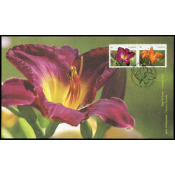 canada stamp 2529 30 fdc daylilies p 2012