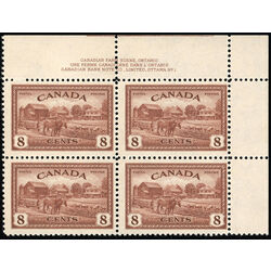 canada stamp 268 eastern farm scene 8 1946 PB UR 1 005