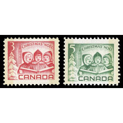 canada stamp 476p 7p christmas children carolling 1967