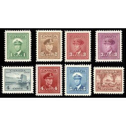 canada stamp 249 56 king george vi war 1942