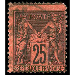 france stamp 93 peace and commerce 25 1878