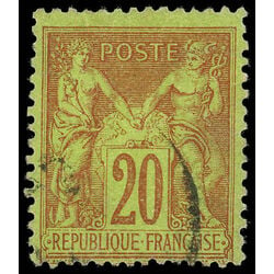 france stamp 98 peace and commerce 20 1879