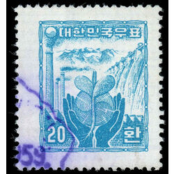 korea south stamp 211 reconstruction 1955 U 001