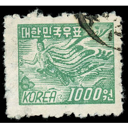 korea south stamp 187c mural from ancient tomb 1952 U 002