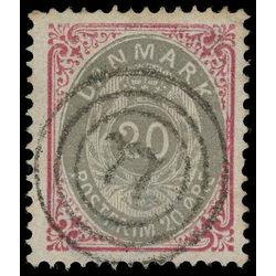 denmark stamp 31b royal emblems 1875 U 001