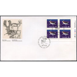 canada stamp 1180 peary caribou 80 1990 FDC LR