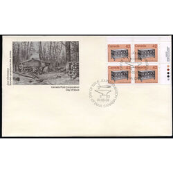 canada stamp 1081 linen chest 42 1987 FDC UR