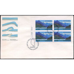 canada stamp 935i waterton lakes 1 50 1982 FDC UL
