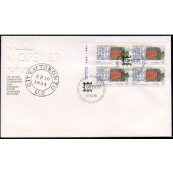 canada stamp 1122 toronto s first post office 34 1987 FDC UL