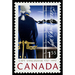 canada stamp 2219 captain vancouver and signature 1 55 2007