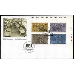 canada stamp 1348a second world war 1941 1991 FDC UR