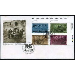 canada stamp 1544a second world war 1945 1995 FDC UR