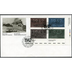 canada stamp 1451a second world war 1942 1992 FDC LR