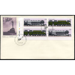 canada stamp 1119a canadian locomotives 1925 1945 4 1986 FDC LL